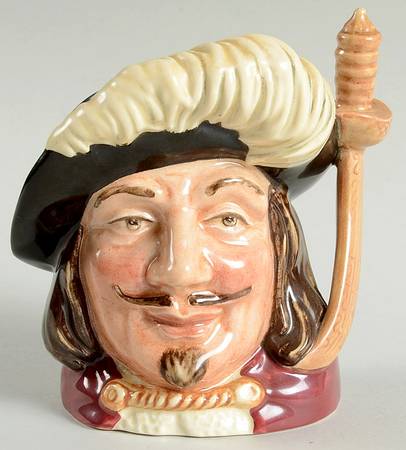 Character Jug Porthos-Small-# Error - No Box 114a