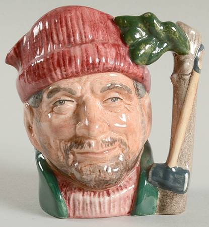 Character Jug Lumberjack-Small - No Box