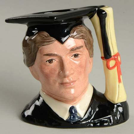 Character Jug The Graduate-Small - With Box Bx921