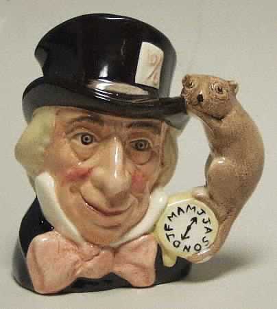 Character Jug Mad Hatter-Small - Nb701, No Box