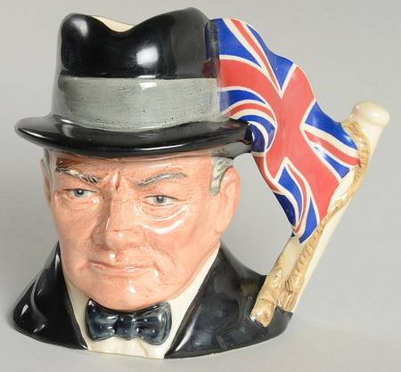 Character Jug Sir Winston Churchill-1874-1965-Small - With Box Bx1005