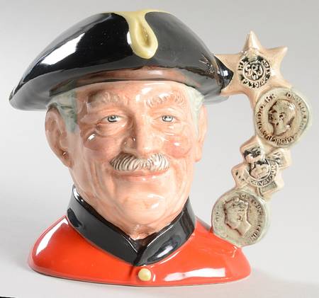 Character Jug Chelsea Pensioner-Large - Boxed