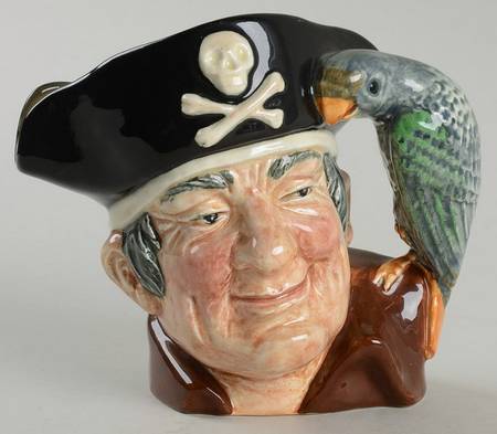 Character Jug Long John Silver-Small - No Box