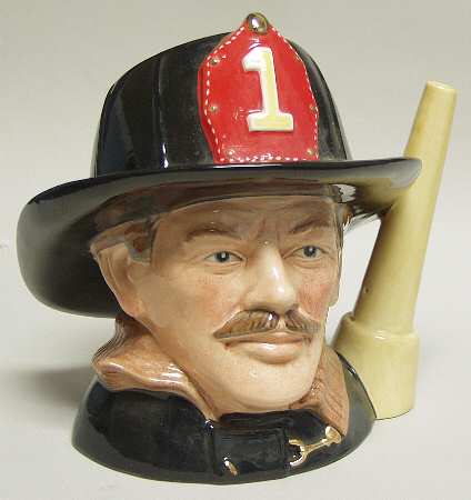 Character Jug Fireman-Large - No Box