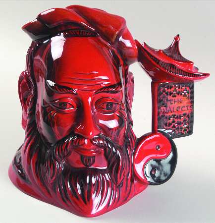 Character Jug Confucious-Flambe-Large - Boxed