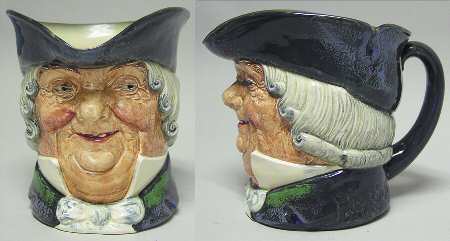 Character Jug Parson Brown-Large - No Box