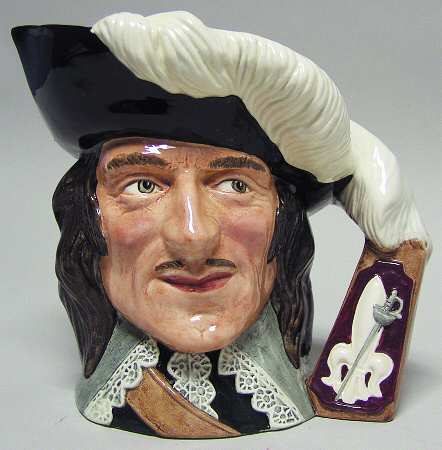 Character Jug D'Artagnan-Large - No Box