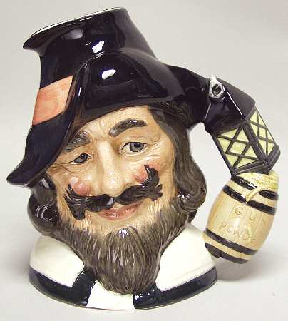 Character Jug Guy Fawkes-Large - With Box Bx846
