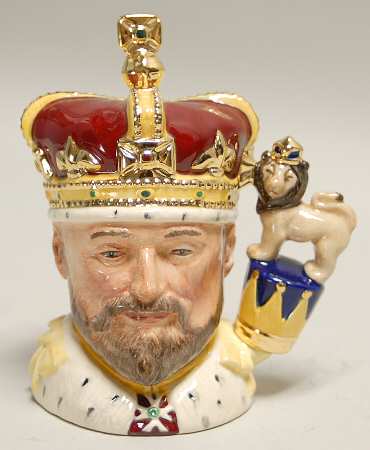 Character Jug King Edward Vii-Miniature - Boxed