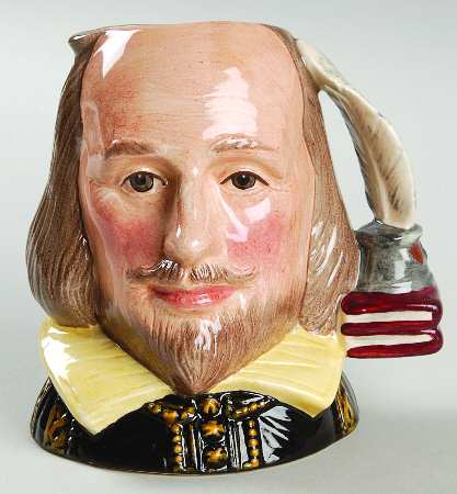 Character Jug Shakespeare-Small - No Box