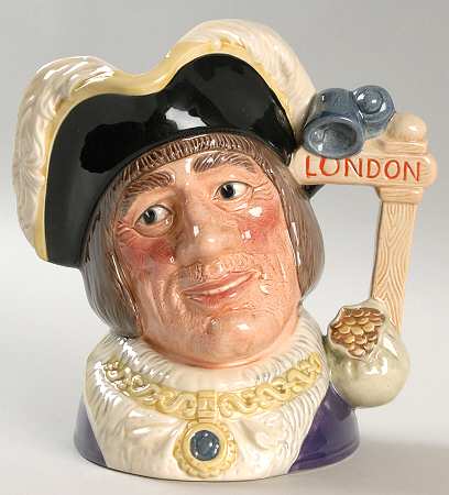 Character Jug Dick Whittington, Lord Mayor London - No Box