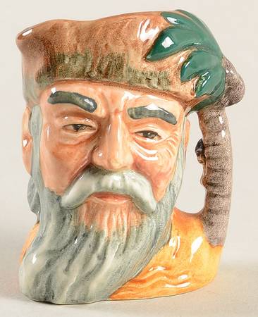 Character Jug Robinson Crusoe-Miniature - No Box