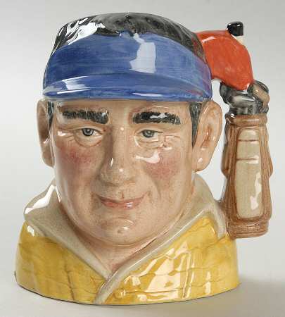 Character Jug The Golfer-Small/Style 3 - With Box Bx919