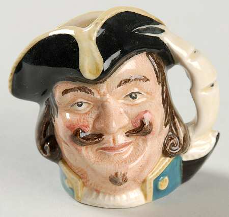 Character Jug Captain Henry Morgan-Miniature - No Box