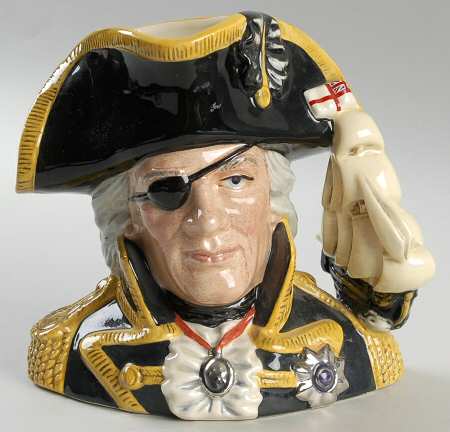 Character Jug Vice-Admiral Lord Nelson-Large - Nb671, No Box