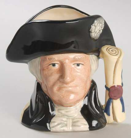 Character Jug George Washington-Small C - With Box Bx1026