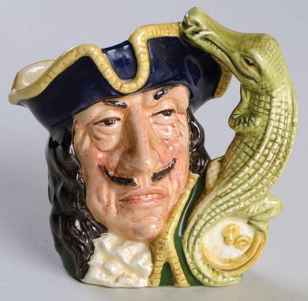 Character Jug Captain Hook-Small - Nb694, No Box