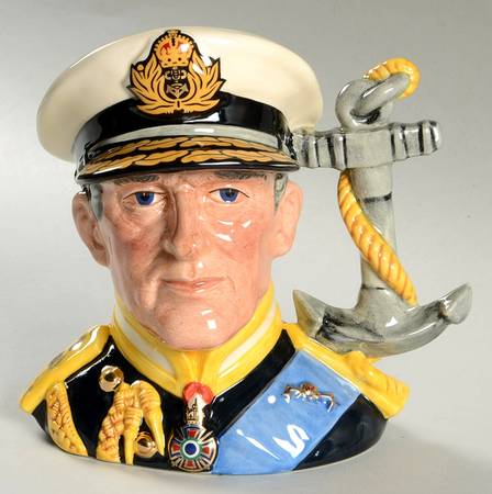 Character Jug Earl Mountbatten Of Burma-Large/Var 1 - Boxed