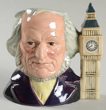 Character Jug John Doulton-Small/Var 1-1793-1873 - No Box