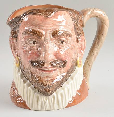 Character Jug Drake Without Hat-Style 1 Var 1 - With Box Bx1113