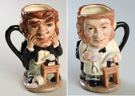 Character Toby Jug Dr Jekyll & Mr Hyde-Two Sided-Small - Boxed