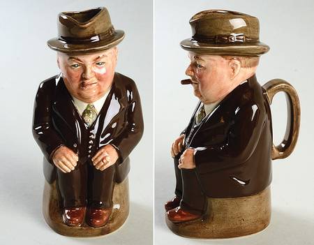 Character Toby Jug Cliff Cornell-Greetings-Dark Brown Suit - Boxed