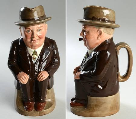 Character Toby Jug Cliff Cornell-Greetings-Dark Brown Suit - Boxed