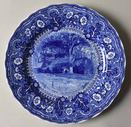 Royal Doulton Plate The Old Fairbank House, Dedham - No Box