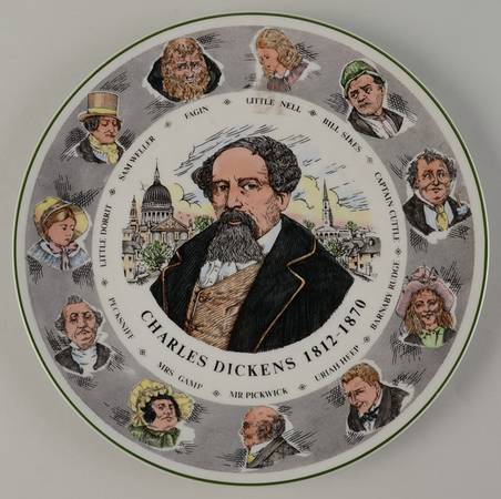Royal Doulton Plate Charles Dickens-1812-1870 - No Box
