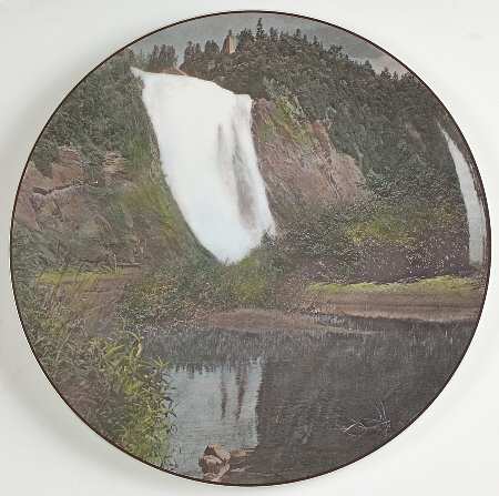 Royal Doulton Plate Montmorency Falls Near Quebec City - No Box