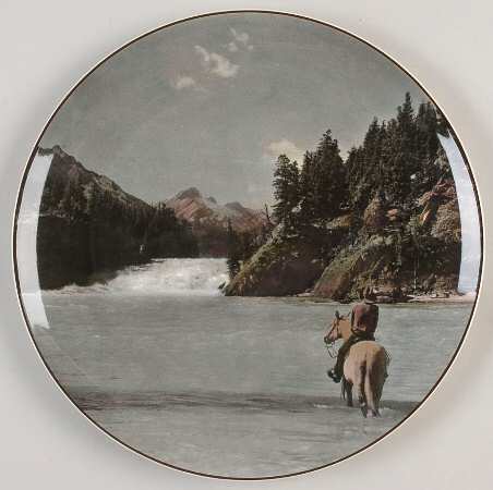 Royal Doulton Plate Bow Falls-Banff National Park - No Box