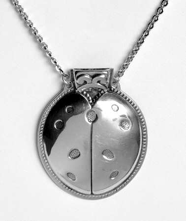 Sterling Medallions and Whistles Lady Bug-Whistle - Boxed