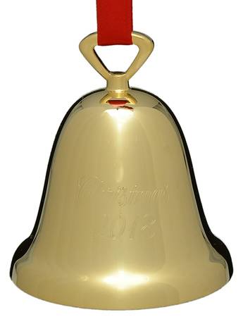 Goldplated Christmas Bell 2018 Goldplated Bell - Boxed