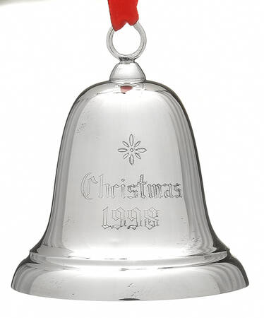 Sterling Christmas Bell 1998-Sterling Bell - No Box