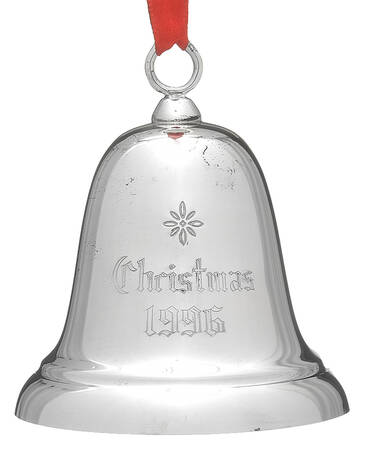 Sterling Christmas Bell 1196-Sterling Bell - Boxed