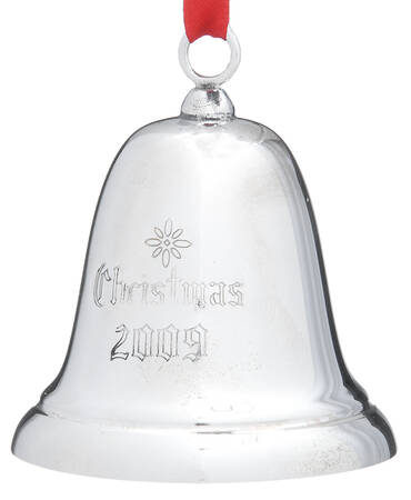 Sterling Christmas Bell 2009-Sterling Bell - Boxed