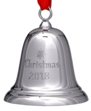 Sterling Christmas Bell 2018-Sterling Bell 34th Edition - Boxed