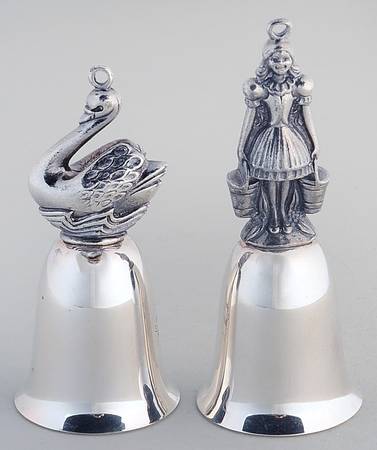 Twelve Days of Christmas-Bell 7 Swans/ 8 Maids - Boxed