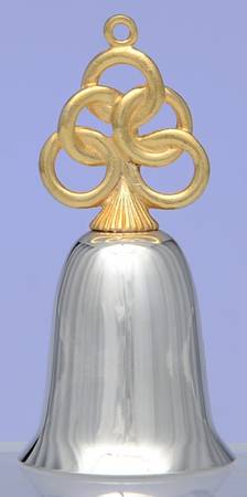 Twelve Days of Christmas-Bell 5 Gold Rings - No Box