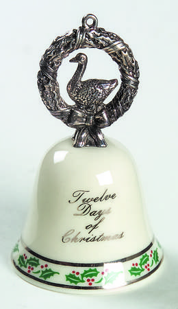 Twelve Days of Christmas Bell #2 6 Geese A Laying - Boxed