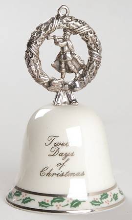 Twelve Days of Christmas Bell #2 11 Pipers Piping - Boxed