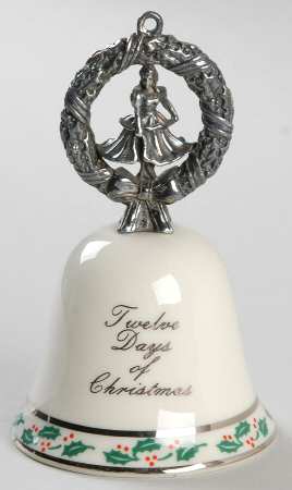 Twelve Days of Christmas Bell #2 9 Ladies Dancing - Boxed