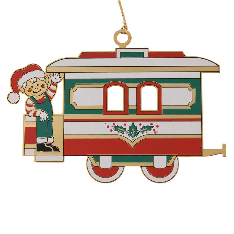 Christmas Train Ornaments Christmas Train Caboose - Boxed