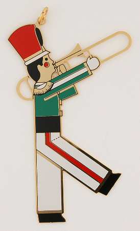Marching Band Ornaments Trombonist - Boxed
