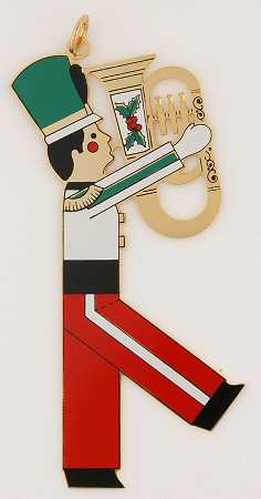 Marching Band Ornaments Tuba Player - Boxed