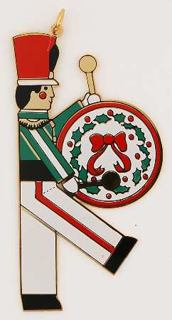 Marching Band Ornaments Drummer - Boxed