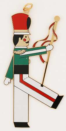 Marching Band Ornaments Drum Major - Boxed