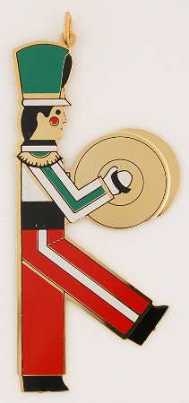 Marching Band Ornaments Cymbalist - Boxed