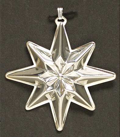 Christmas Star-Sterling 1977 Sterling Star - Boxed