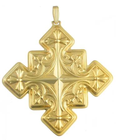 Christmas Cross-Gold Vermeil 1979-Cross - Boxed